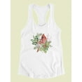 thumbnail image 3 of Cardinal Holly Christmas C Racerback Tank Women -Jennifer Paxton Parker Designs, Female x-Small, 3 of 4