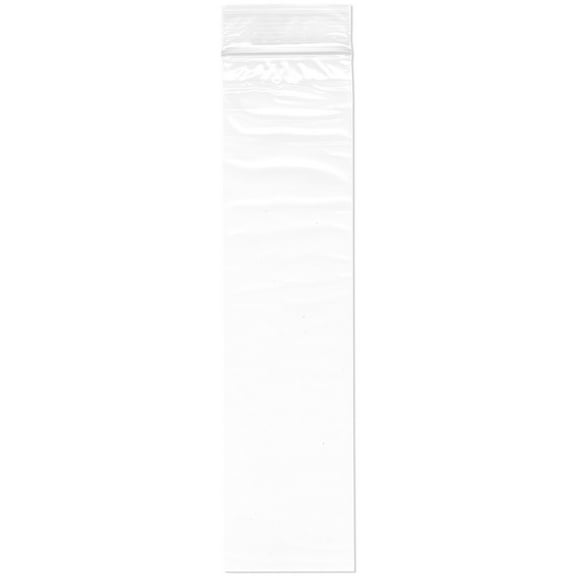 Plymor 2.5" x 10" (Pack of 200), 2 Mil Zipper Reclosable Plastic Bags