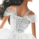 thumbnail image 3 of Barbie Signature 2021 Holiday Doll (12-inch, Brunette Hair) in Silver Gown, with Doll Stand and Certificate of Authenticity, Gift for 6 Year Olds and Up Barbie -, 3 of 6