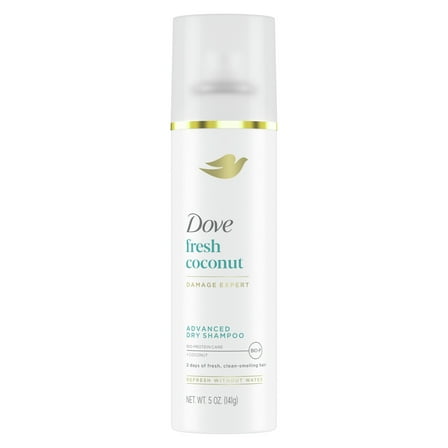 Dove Advanced Repairing Dry Shampoo, Fresh Coconut, 5 oz