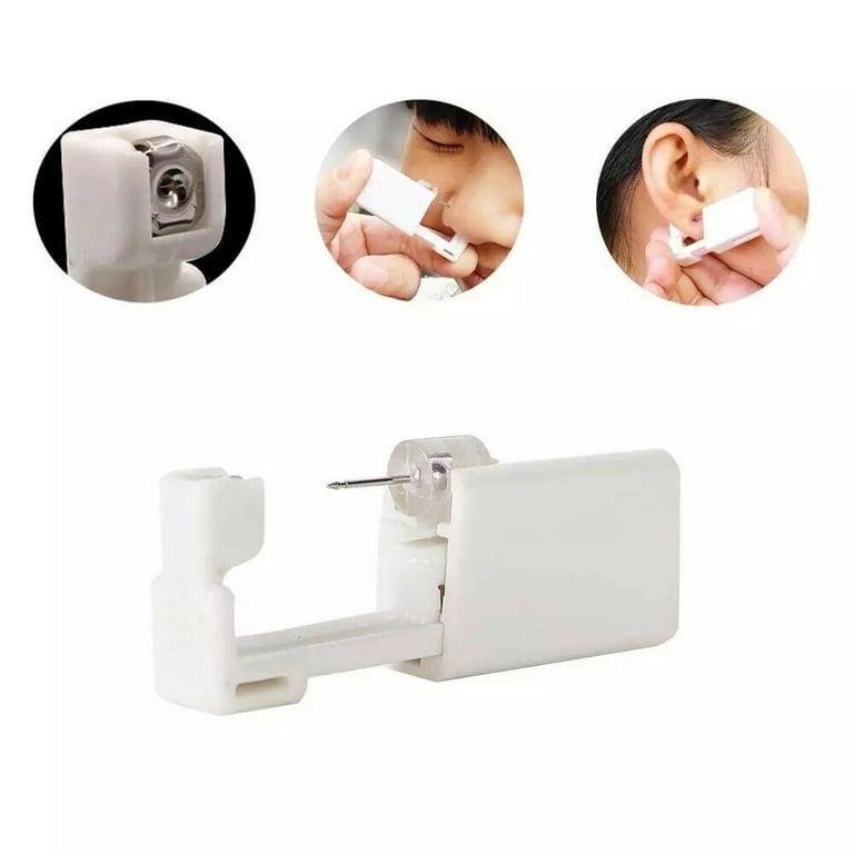 2 Pack Safety Ear Piercing Kit Disposable Self Ear Piercing Gun