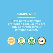 American BioSciences ImmPower AHCC 500mg Immune Support Mushroom Supplement, 30 Vegetarian Capsules