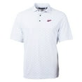 thumbnail image 2 of Men's Cutter & Buck White New Mexico State Aggies Team Big & Tall Virtue Eco Pique Tile Print Polo, 2 of 3