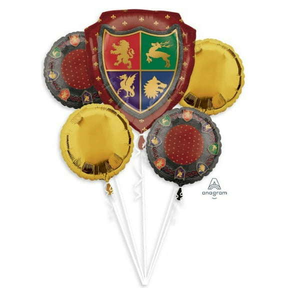 Medieval SuperShape Mylar Balloon Bouquet (5pc)