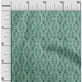 thumbnail image 2 of oneOone Rayon Dusty Teal Green Fabric Abstract Craft Projects Decor Fabric Printed By The Yard 56 Inch Wide, 2 of 4