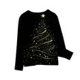 thumbnail image 6 of Kids Christmas Shirts 2024 Kid Christmas Shirts Girl Little Boys Christmas Tops Girls Long Sleeve Prints Shirts Christmas Crewnecks Tops Dressy Casual Blouses Clothes, 6 of 6