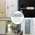 thumbnail image 3 of Auldhome Design Letreros Privados De Hierro Fundido (Paquete De 2); Placas De Puerta De Área Restringida De Estilo Rústico, 3 of 5
