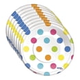 thumbnail image 2 of Plato 7 Colores Puntos Dipak para Pastel 8 Piezas, 2 of 4