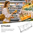 thumbnail image 3 of ROSENICE Silver Metal Grocery Bag Dispenser Wall Mount Organizer 11.8X7.1X4.7in 1Piece, 3 of 8