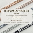 thumbnail image 2 of Boho-Inspired Border Quick-Dry Cotton 6 Piece Towel Set, 2 Bath, 2 Hand, 2 Wash, 2 of 6