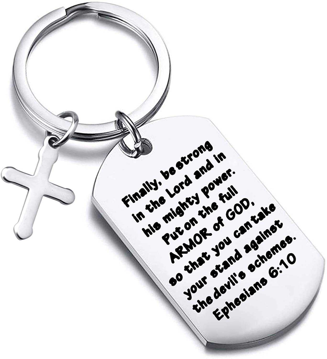 Adult Baptism Gift Confirmation Gift Give It To God And Let It Go Keychain