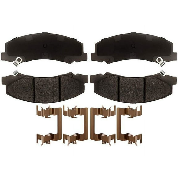 Front Brake Pad Set - Compatible with 2006 - 2013 Chevy Impala 2007 2008 2009 2010 2011 2012