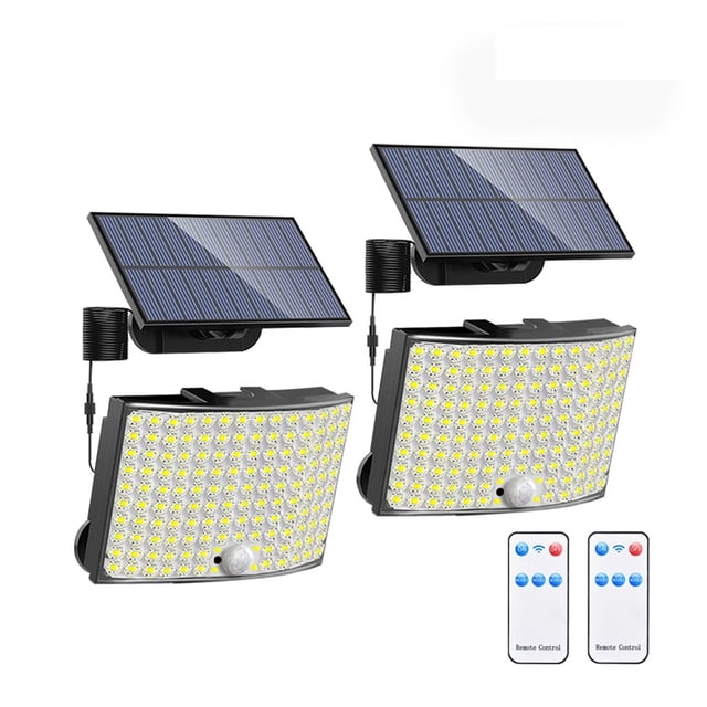 106 LED Solar Street Lights 328 LED Spotlights IP65 Waterproof Motion Sensor Human Induction Solar Flood Security Lights 3 Modes ,Energy Saving and Security