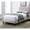 Light Pink, variant on Adjustable Head Twin Bedframe, Light Pink Velvet - Modern and Comfortable Bedroom Option