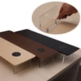 thumbnail image 2 of SUIBIAN Wooden Monitor Stand Riser with Wireless Charging USB Port Desktop Organizer Shelf 31.5 Inch Large 1 Pack, 2 of 8