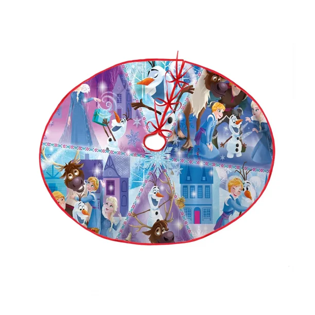 Faldas para árbol de Navidad de Stitch, alfombra de peluche para árbol de Navidad, figuras de dibujos animados, decoraciones para árboles de Navidad, decoración de Año Nuevo para el hogar