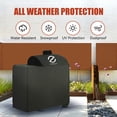 thumbnail image 5 of Z GRILLS Pellet Grill Cover 40 Inch Upgraded 600D Polyester Fabric, Heavy Duty, Waterproof, Weather Resistant Full Length Grill Cover for 550A and 550A2E Pellet Smoker, 5 of 8