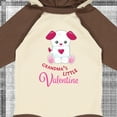 thumbnail image 4 of Inktastic Grandma's Little Valentine Boys or Girls Long Sleeve Baby Bodysuit, 4 of 5