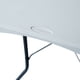 thumbnail image 5 of Combo Mesa Plegable Blanca 1.8 metros Tipo Portafolio + 8 Sillas Plegables Blancas Para Exterior LOOMBER, 5 of 9