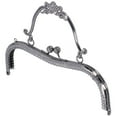 thumbnail image 2 of Spptty Metal Purse Frame Kiss Clasp Lock Retro Embossed Handle Hardware Accessories 20.5cm,Kiss Clasp Lock,DIY Purse Frame, 2 of 9