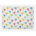 thumbnail image 1 of Colorful Bath Mat, Colorful Balloons Birthday Party Theme Celebration Festival Surprise Event Pattern, Non-Slip Plush Mat Bathroom Kitchen Laundry Room Decor, 29.5 X 17.5 Inches, Multicolor, Ambesonne, 1 of 2