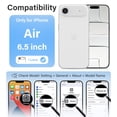 thumbnail image 2 of Funda de teléfono Vakoo para iPhone Air de 6.5 pulgadas | Transparente antiamarilleo, 2 of 7