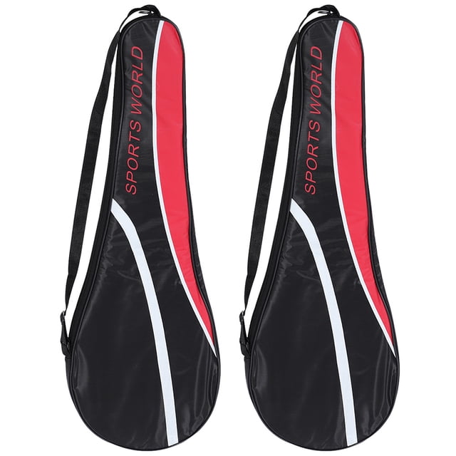 MasteelfCA 2 Pcs Sacs à Raquettes Portables pour Usage Quotidien, Pochettes de Badminton Multi-Fonctions