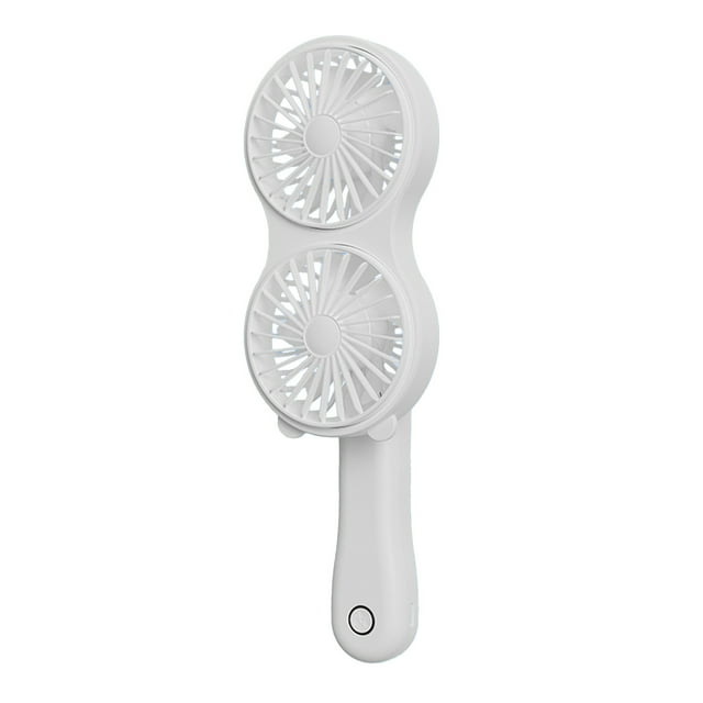 White Silent Operation Foldable Desk Fan Usb Powered Adjustable Speed Handheld Cooling Device For Bedroom Study Table Compact Air Circulation #n143G