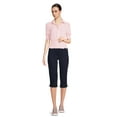 thumbnail image 3 of Real Size Women's 19" Pull On 2 Pocket Stretch Capri, 3 of 5