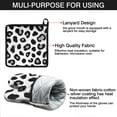thumbnail image 7 of Classic Leopard Print Kitchen Oven Mitt and Pot Holder Sets 2 Pcs for Baking, Cooking and Grilling, Heat Resistant Up To 392 °F, 7 of 7