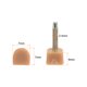 thumbnail image 2 of 3 Pares TPU Alto Tacón Puntas Zapatos Reemplazo Tapa para Mujeres Alto Tacón Zapatos 2,4mm Pasador, 7x7mm U Forma Tacón Reparación Tapas, Beige, 2 of 5
