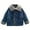 Blue, variant on Coerni Baby Boys Girls Denim Jacket Kids Toddler Fleece Lined Top Lapel Button Down Thicked Warm Coat Winter Outerwear