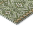 thumbnail image 3 of Addison Rugs Mayfield Premium Machine Washable Transitional Aztec Green Rectangle Rug, 5' x 7'6", 3 of 7