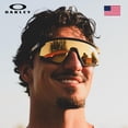 thumbnail image 7 of Oakley OO9237 BXTR RECTANGLE Shaped Non-Polarized Sunglassess for Men - Includes Official Eyewear Kit - Matte Black Frame with Prizm 24K Lens, 7 of 7