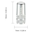 thumbnail image 2 of Tapa de válvula de neumático de bicicleta Presta cubierta a prueba de polvo para MTB Road Bike Silver 10pcs, 2 of 2