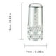 thumbnail image 3 of Tapa de válvula de neumático Presta para bicicleta, 10 Uds., cubierta a prueba de polvo para bicicleta de carretera MTB (plata), 3 of 4