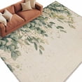 thumbnail image 6 of Spring Eucalyptus Area Rug 8x10 Washable Rug Non Slip Summer Botanical Leaves Beige Watercolor Large Area Rug Soft Stainresistant Indoor Floor Carpet for Living Room Bedroom Home Office Dining Room, 6 of 8