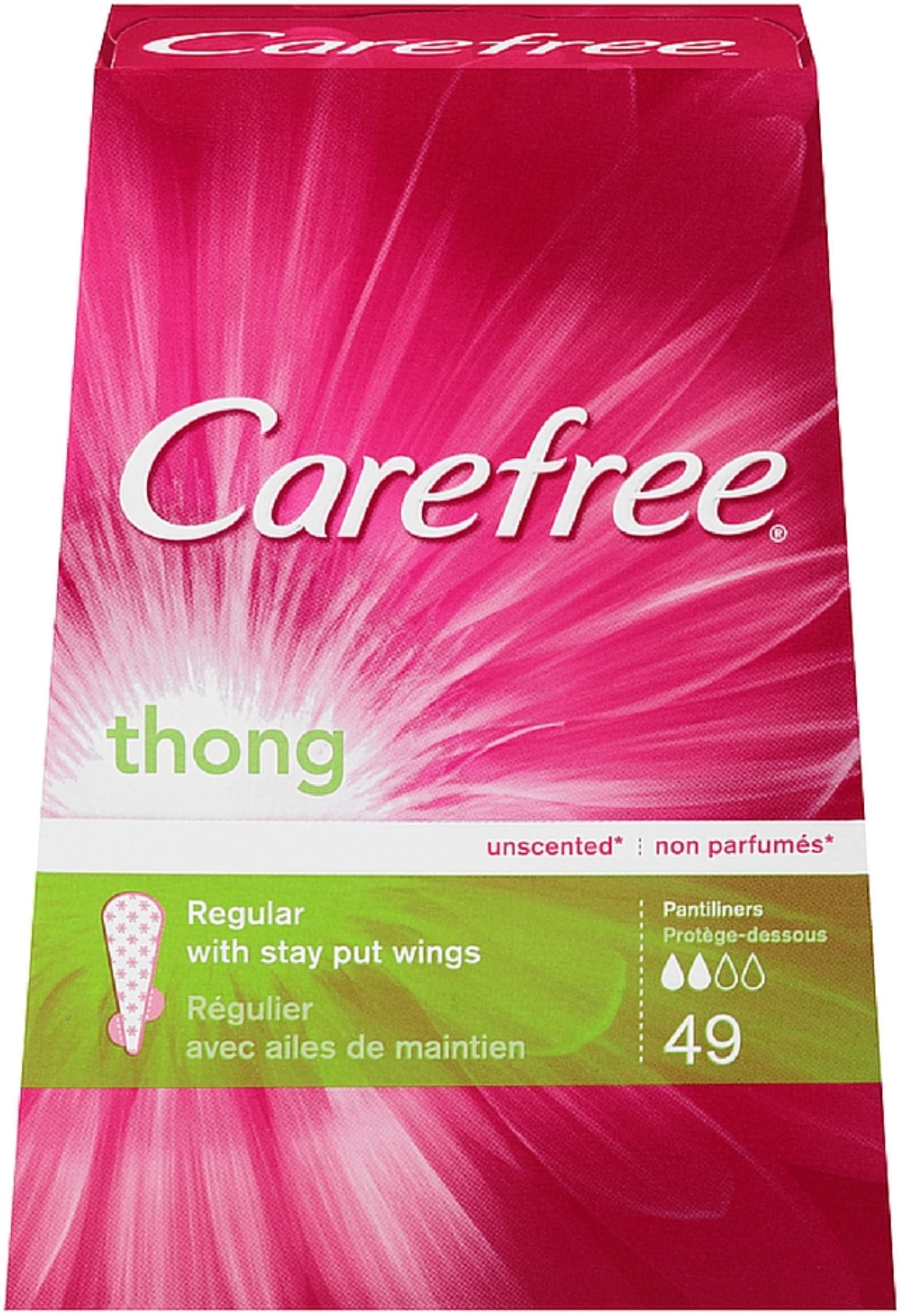 Shop thong pantyliners – Stayfree & Carefree