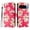 Pink Flower, variant on Compatible for Google Pixel 7 Pro Wallet Case, Painting Pattern Premium PU Leather [Credit Card Holder] [Wrist Strap] Flip Stand Feature Purse Case Full Protective Pattern Cover, Landscaping