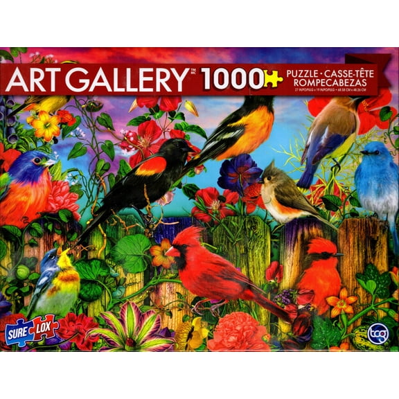 Birds and Blooms 1000 Piece Puzzle