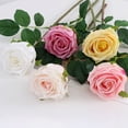 thumbnail image 6 of Cheers US Artificial Red Roses Flowers for Valentine's Day, Realistic Blossom Roses, Real Touch Silk Rose, Single Fake Flower Long Stem Bouquets for Home Wedding Party Decoration, 6 of 7
