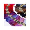 thumbnail image 5 of Premium Rainbow Color Embroidery Floss - Cross Stitch Threads - Friendship Bracelets Floss - Crafts Floss - 50 Skeins Per Pack, 5 of 5