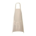 thumbnail image 3 of Q-Tees Butcher Apron - Adjustable Chef BBQ Aprons | 55/45 cotton/polyester | Bulk Apron | Natural | Pack of 8, 3 of 4
