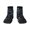 2 Black-1, variant on Joystick Gamepad Pattern Quarter Crew Socks,Toe Seamed Ankle Socks,Cotton Cushioned Breathable Athletic Crew Sports Socks
