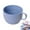 Blue Coffee Cups, variant on Plastic Coffee Cups, Unbreakable and Reusable Drinking Cups Milk Tea Mug with Handles for Water, Milk, Tea, Juice(Blue) Gifts for Women