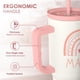 thumbnail image 3 of Vaso SANDJEST con mango aislante de acero inoxidable de 40 onzas, 3 of 8