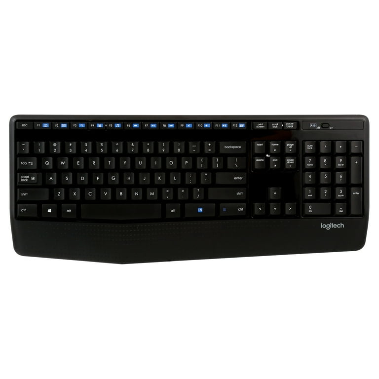Logitech Wireless Combo MK345 Full-Size Keyboard and Right