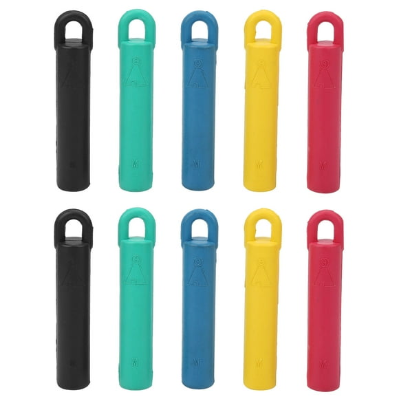 Accesorio de billar Jadeshay 10 x colgador de goma para palo de billar Rojo/Negro/Azul/Verde/Amarillo