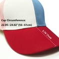 thumbnail image 5 of Dreamtale Rainbow Color Propeller Hat- Baseball Cap Red Brim Wide Brim Hat for Men and Women, 5 of 7