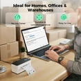 thumbnail image 3 of SVANTTO Bluetooth Thermal Shipping Label Printer 4x6, Compatible with Windows/Mac/Android/iOS, High-Speed 4x6 Label Printer for USPS, UPS, Ebay, Etsy, 3 of 7